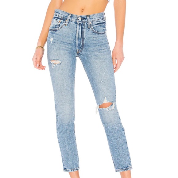 Levi's Denim - Levi’s 501 Skinny Denim Ripped Jeans